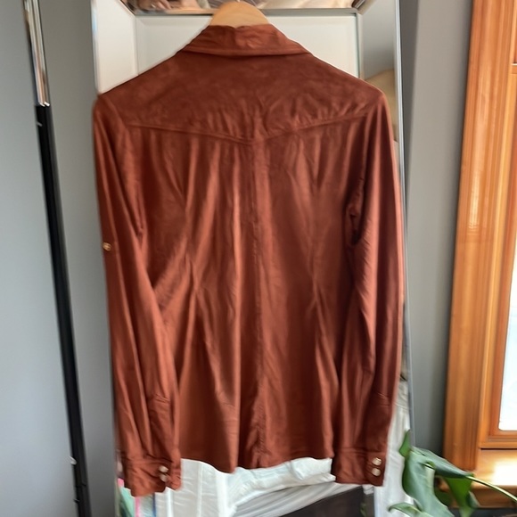 Farm Rio brown blouse small - Picture 6 of 6